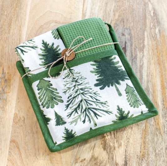 Potholder/Towel Set Tree